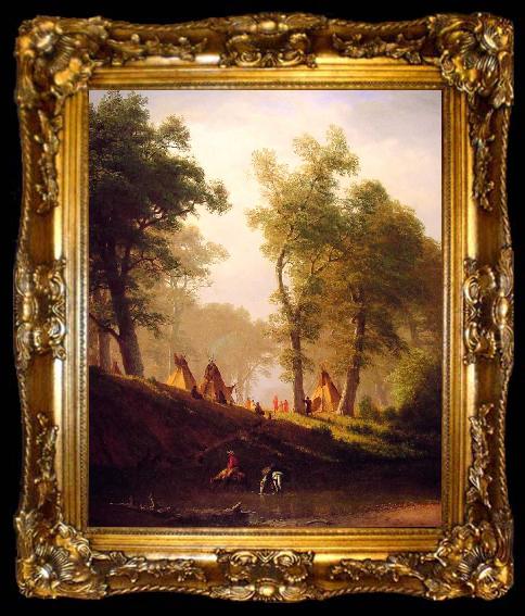 framed  Albert Bierstadt The Wolf River, ta009-2